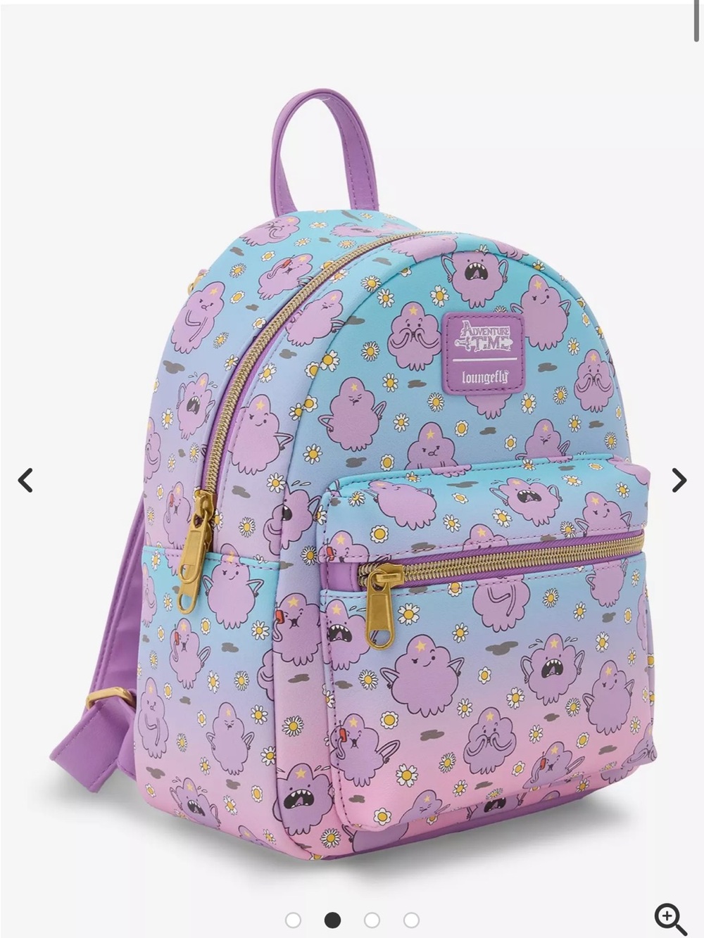 Loungefly Adventure Time Lumpy Space Princess Mini Backpack - Picture 2 of 5